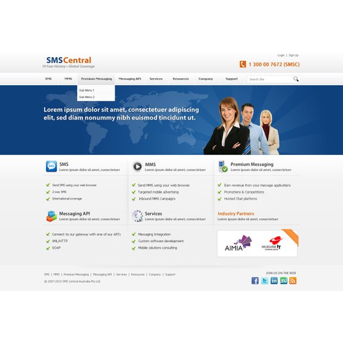 Corporate web site redesign