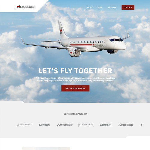 Website for Airplane Company