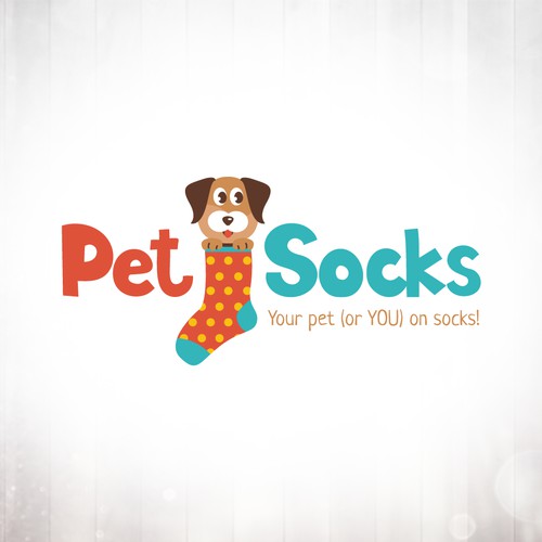 Dog in a Sock Logo Design
