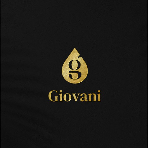 Luxurious gold Perfume logo