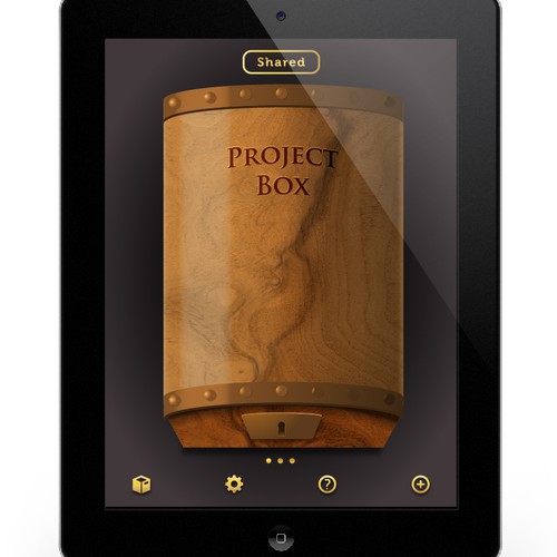 Beautiful iPad "Boxes and Notebooks" App Design Contest