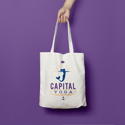 Logo for a Yoga studio with a edgy, maritime urban vibe