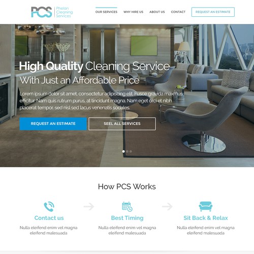 Home Page Cleaning Service