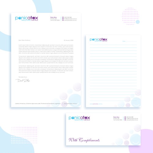 Letterhead and Compliment slip for a small accounting firm