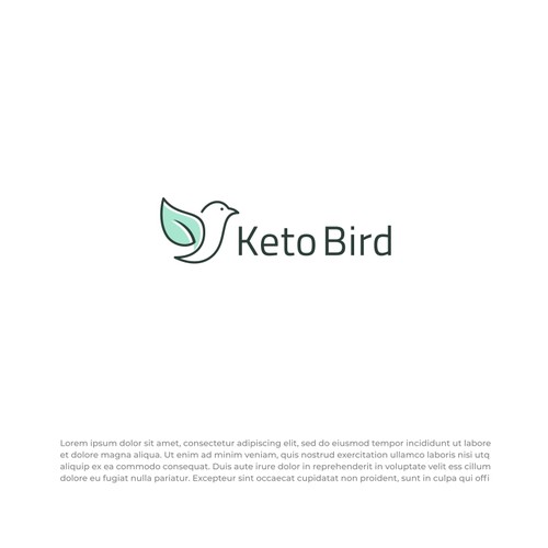 Keto Bird Logo Design