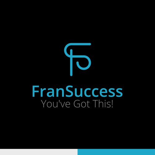 Monogram logo concept for FranSuccess