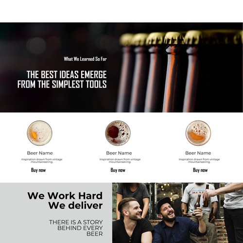Brewery custom WordPress site.  Users can buy a beer online, make reservations, see what entertainment is playing on a specific night, etc..