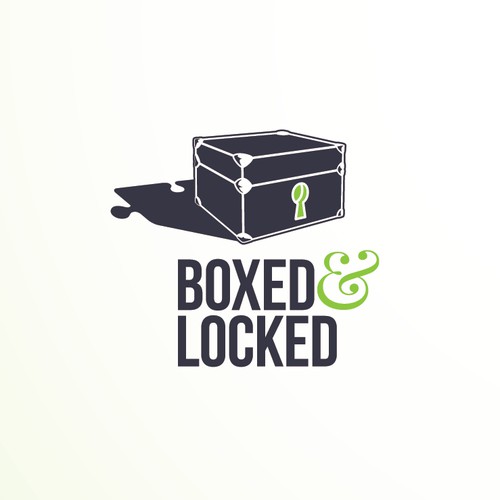 Logo for Escape Room Concept, Boxed & Locked