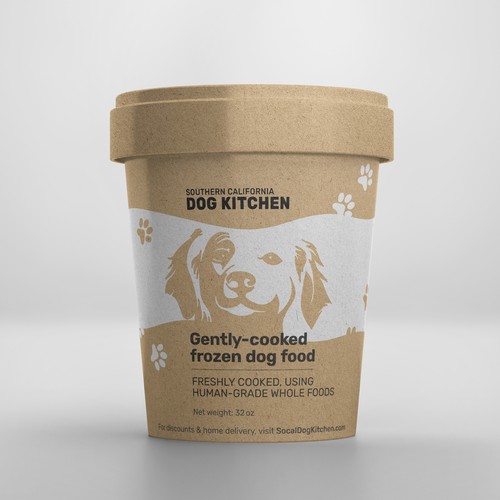 Container for Frozen Dog Food