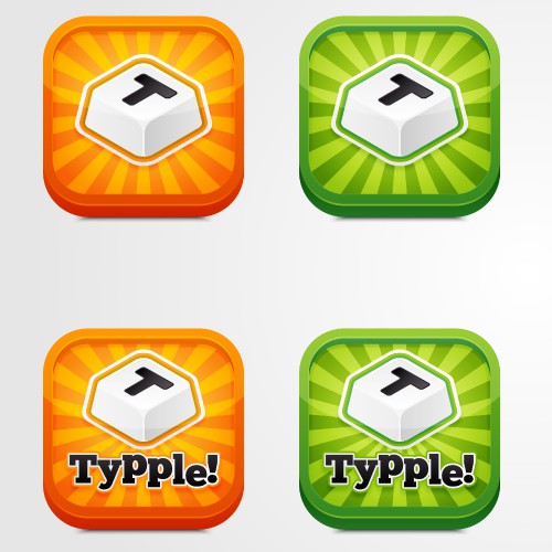 Design the icon for our typing battle iPhone app