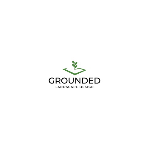Grounded Landscape Design Logo