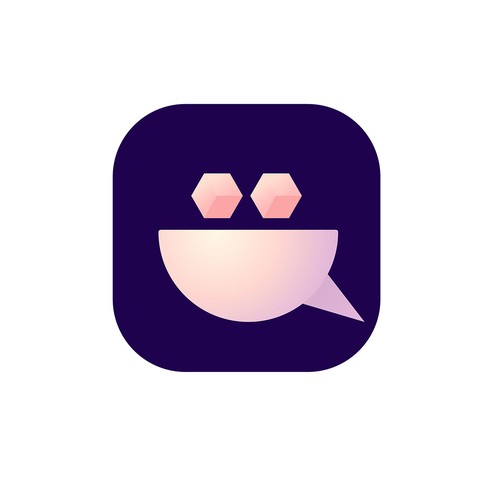 Logo design for mobile app that lets you chat with other neighbors in your building ver. 2