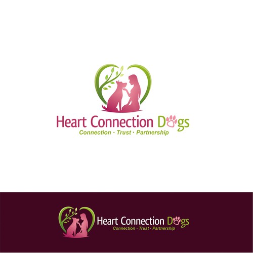 Heart Connection Dogs Logo