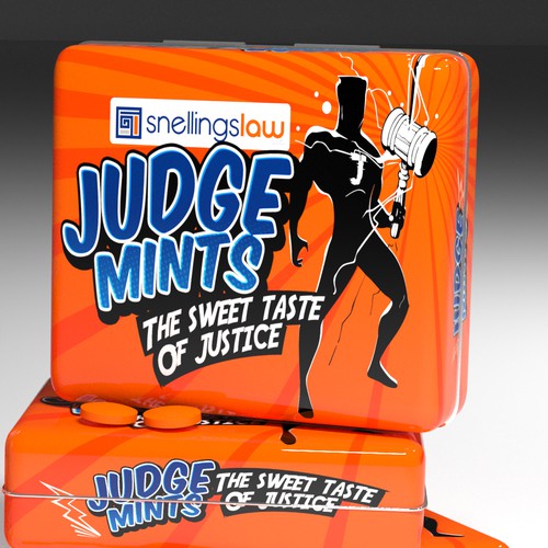 Box concept for JUDGE Mints.