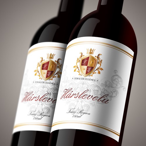 Wine label design