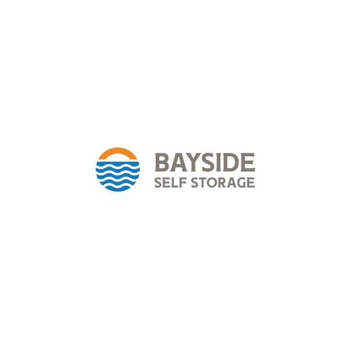 Concept for Bayside Self Storage, a self storage facility near the beach in Galveston Texas