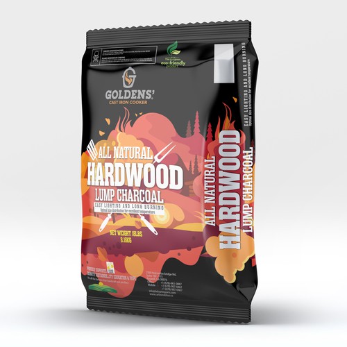 Goldens Cast Iron Cooker Charcoal Pack