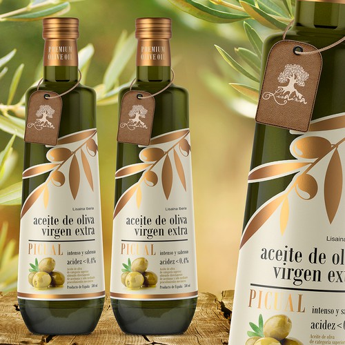 Label Extra Virgin Olive Oil “lisaina”