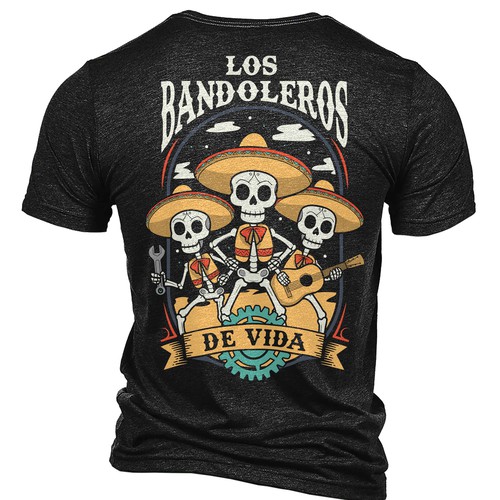 The bandits of life t-shirt