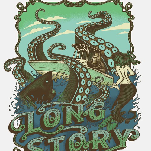 Long Story T-Shirt Design