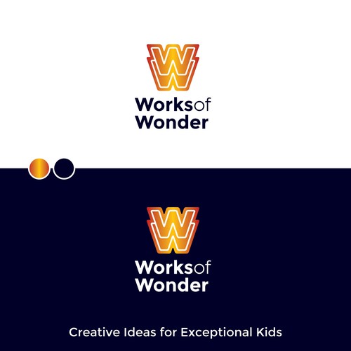 ww letter logo for works of wonder