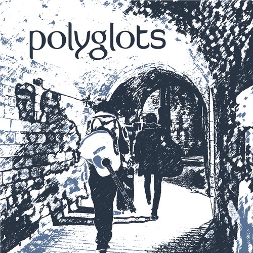 cover art mockup for a two member Band