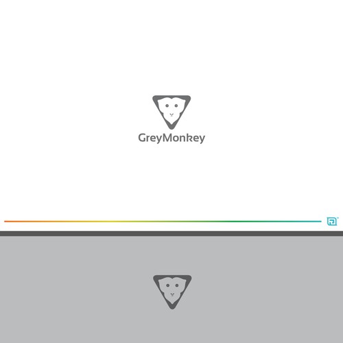 simple logo for GreyMonkey