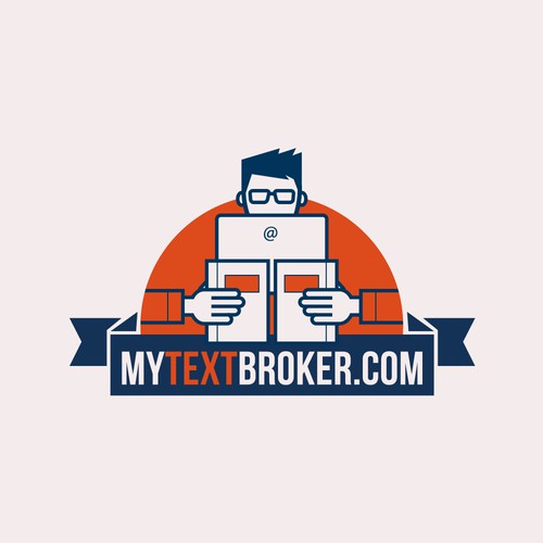 My text broker logo