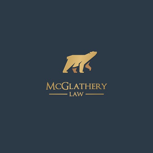 McGlathery Law logo design concept