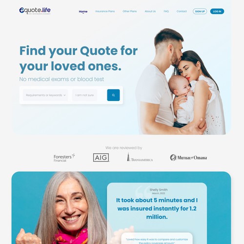 EquoteLife | Quote Engine & User Journey Design