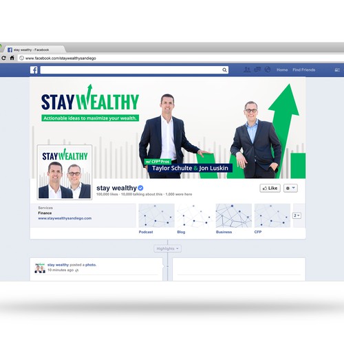 STAY WEALTHY - Facebook Cover