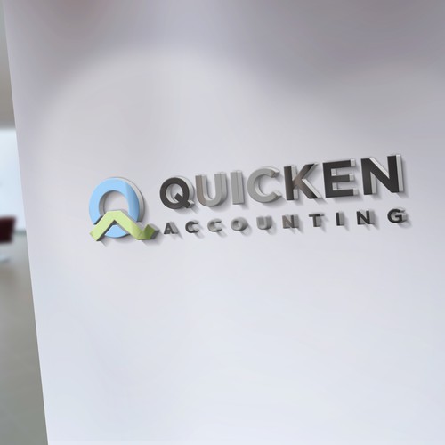 logo concept for quicken accounting