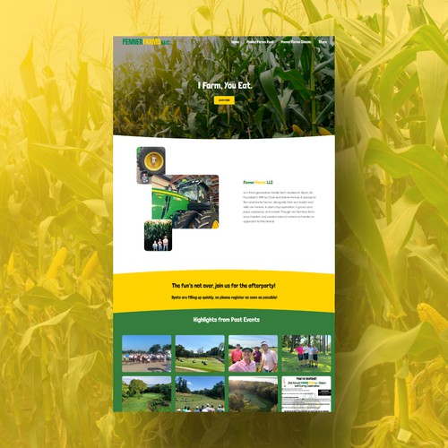 Fun and Clean Website for Family Farm Business