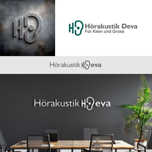 Initial type minimalist logo