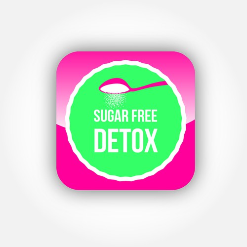 Sugar-Free Detox Logo for iPhone App