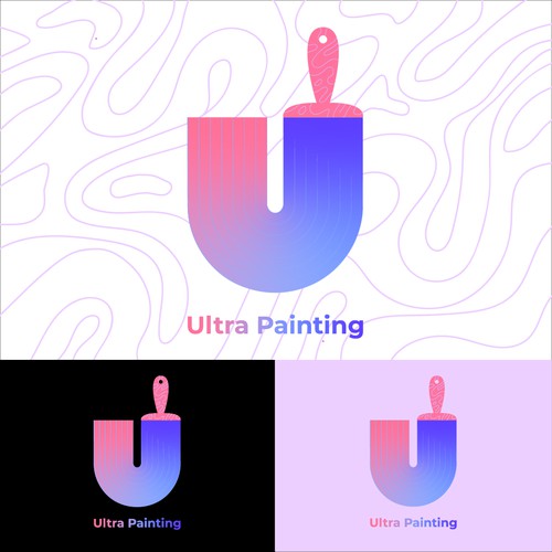 Playful logo concept for Ultra Paint