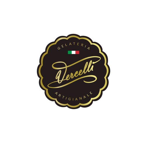 Logo concept for Italian gelateria