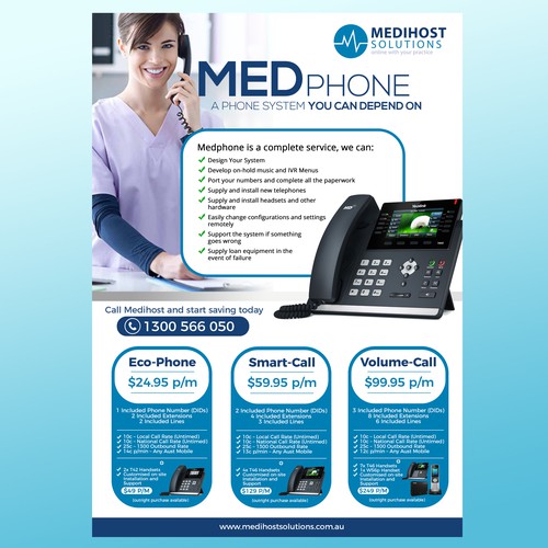 Medphone A4 Flyer