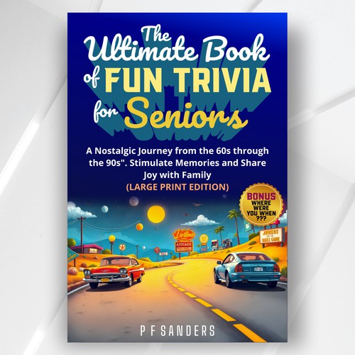 A Nostalgic Ride Through Time Book Cover Design