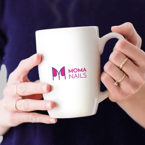 Moma nails logo