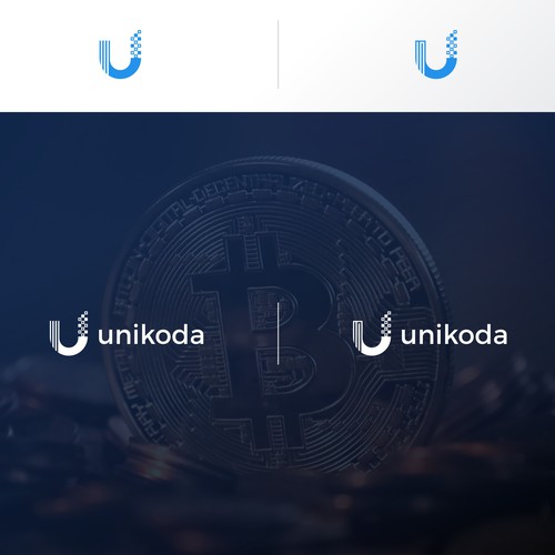 Modern logo for Bitcoin Wallet app.