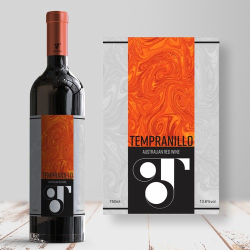 Tempranillo Wine Label