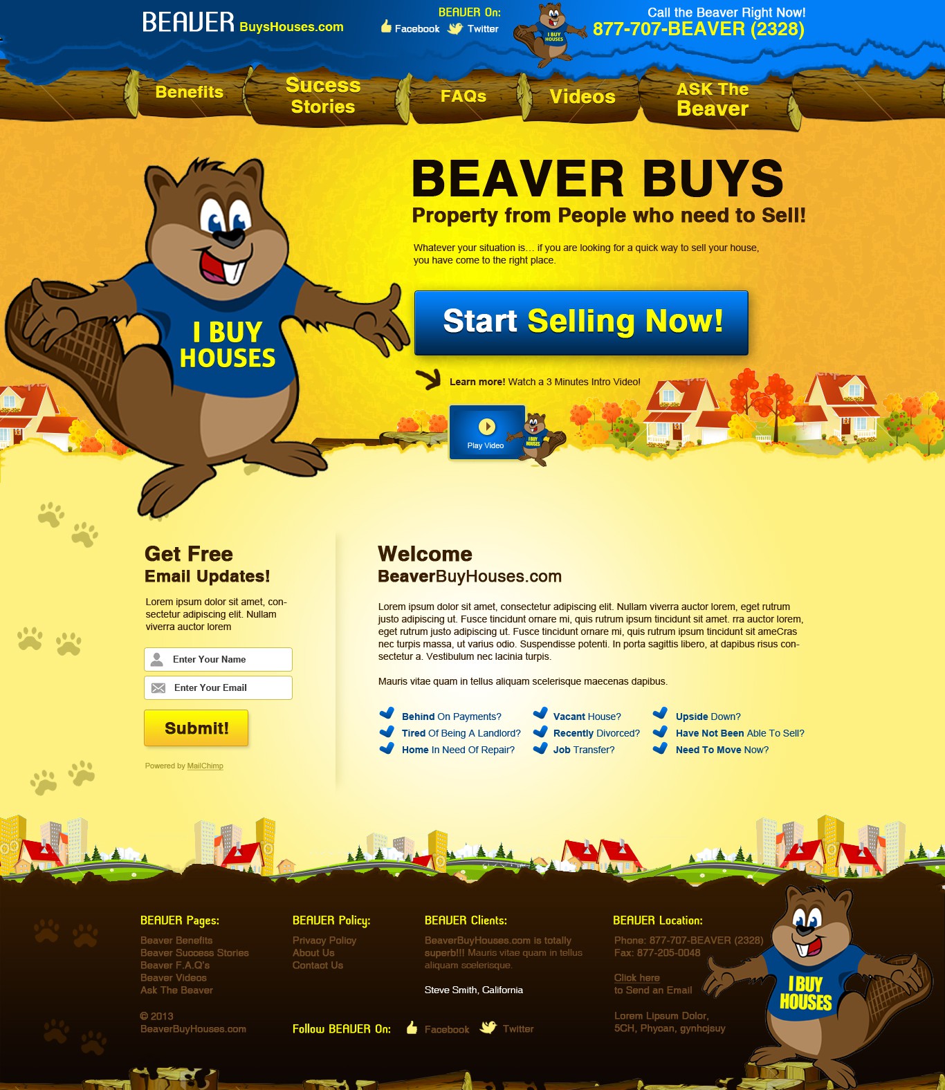 帮助BeaverBuysHouses.com新网站的设计