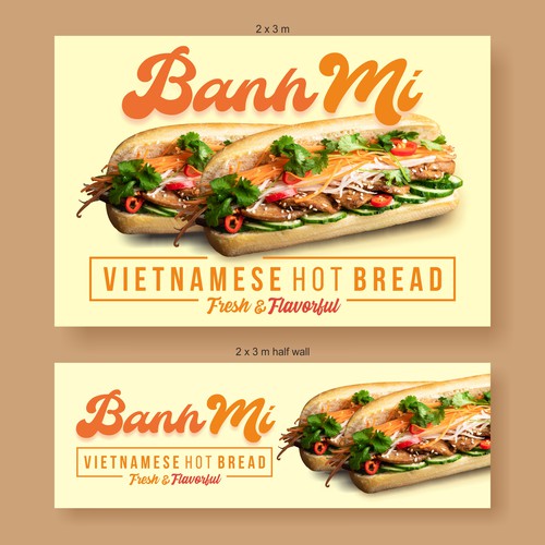 Signage Banner BANH MI