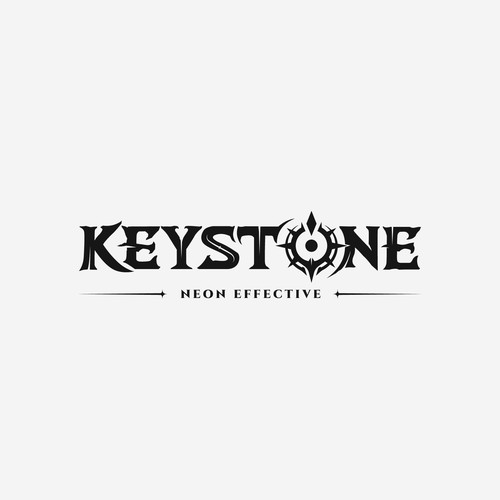 Keystone Logo design - A World-Bending Indie RPG