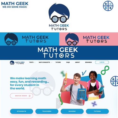 math geek logo