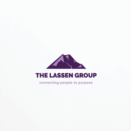 Logo inspired by Lassen Peak