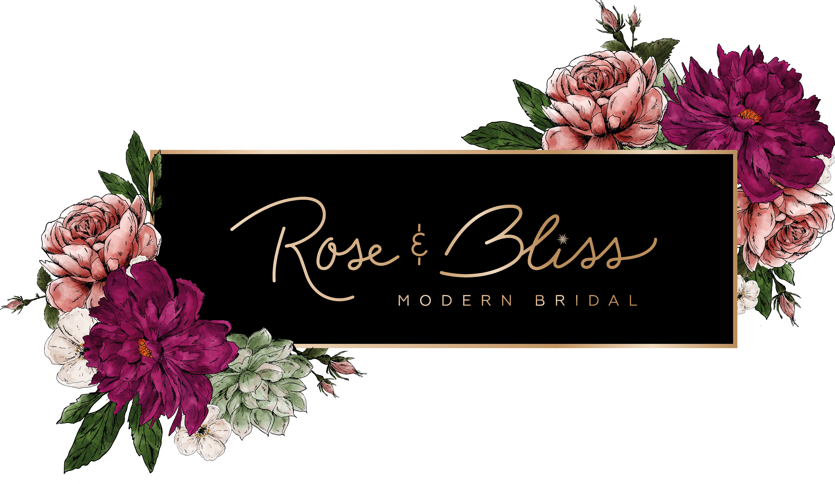 Soft, Modern, Floral logo design needed for  New Bridal Store