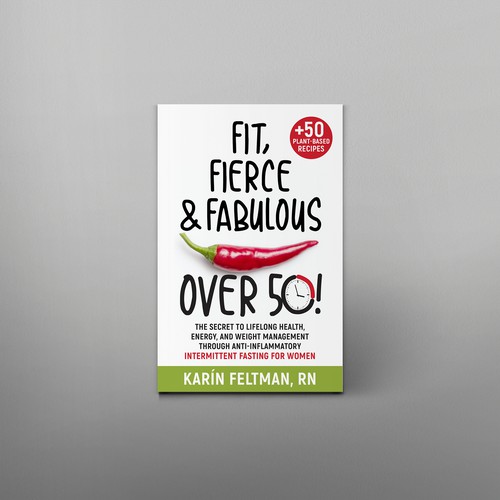 "Fit, Fierce and Fabulous" Ebook cover to appeal to women over 50!