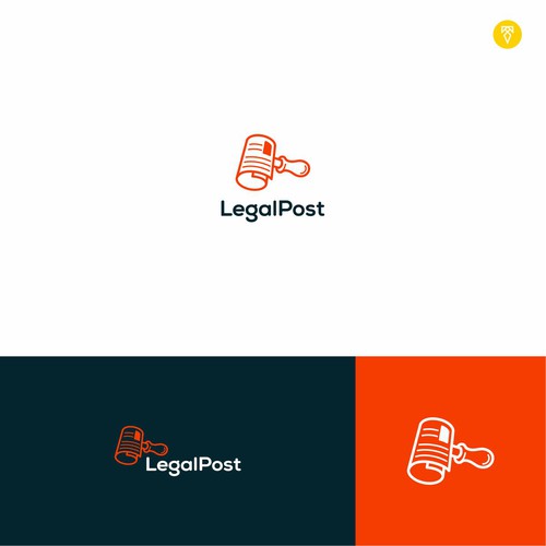 Hammer Logo for LegalPost